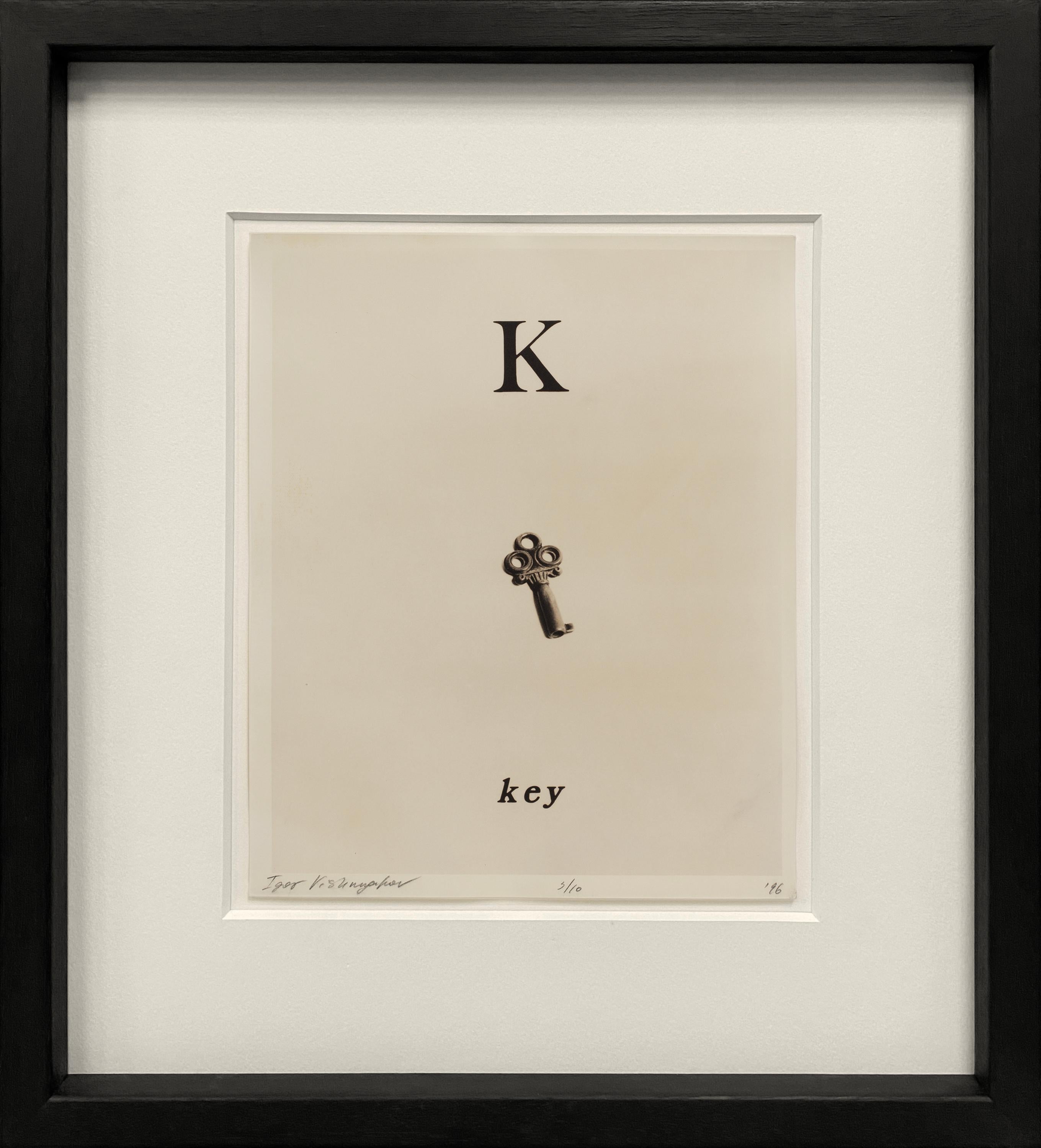 Individually framed Alphabet Suite, Edition 3/10, hand signed and numbered.  For Sale 6