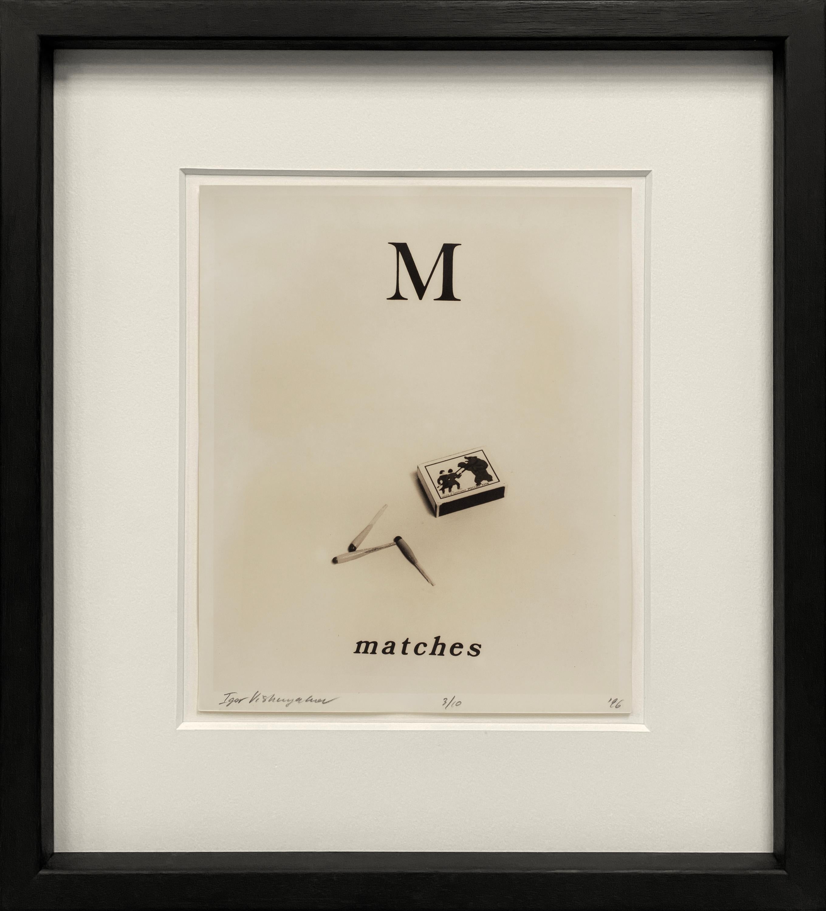 Individually framed Alphabet Suite, Edition 3/10, hand signed and numbered.  For Sale 8