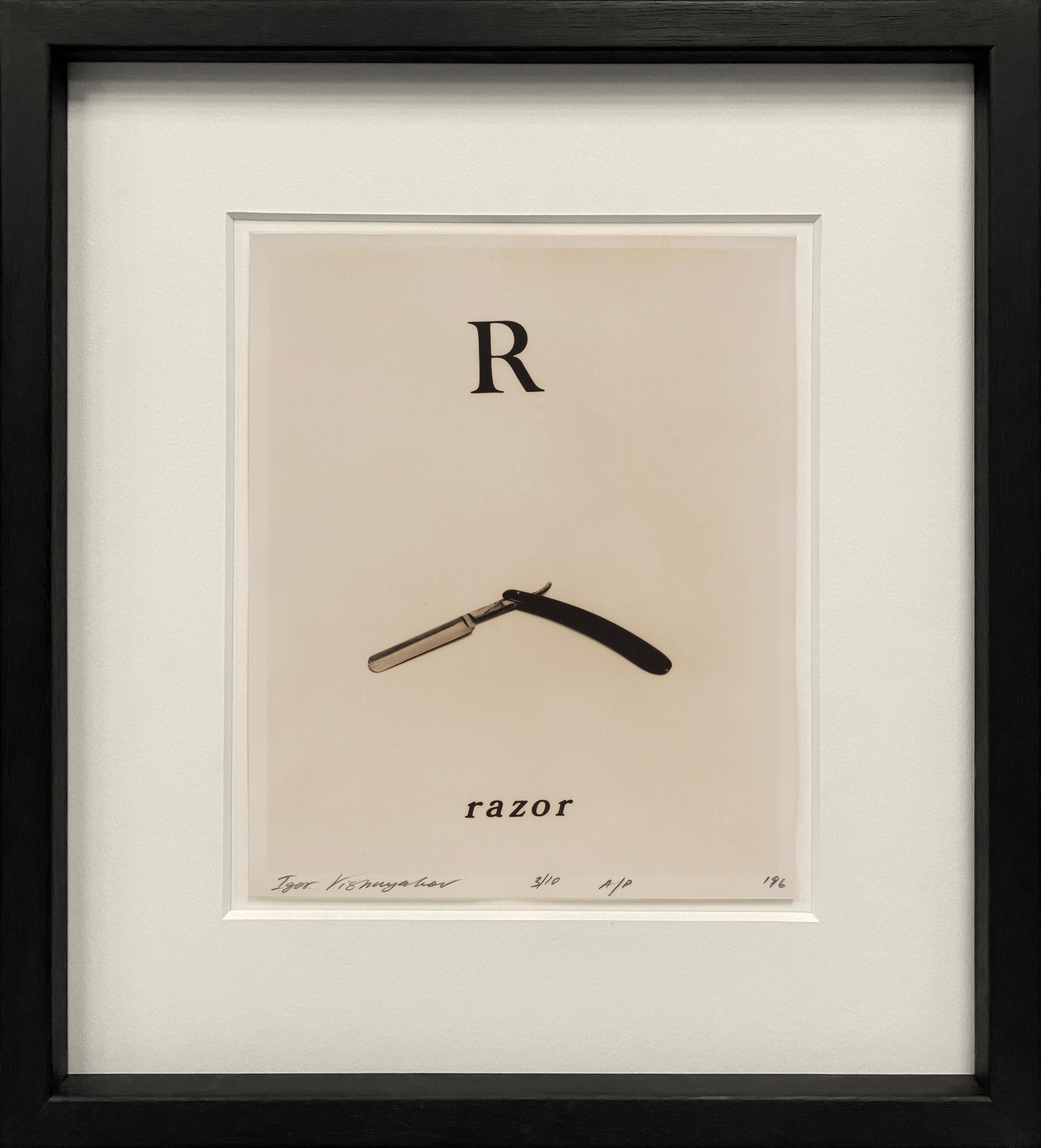 Individually framed Alphabet Suite, Edition 3/10, hand signed and numbered.  For Sale 13