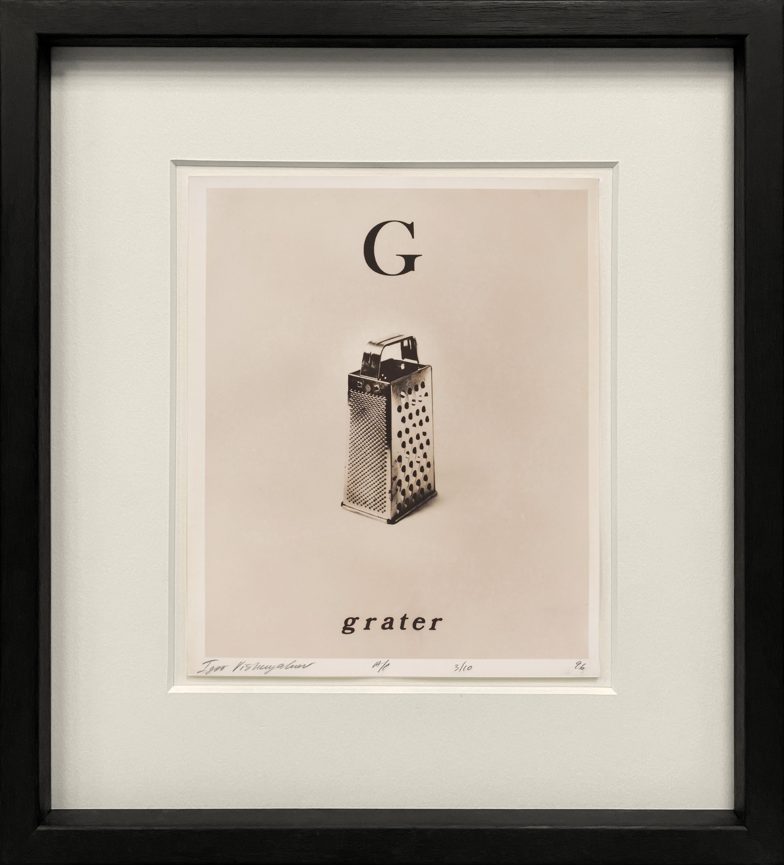 Individually framed Alphabet Suite, Edition 3/10, hand signed and numbered.  For Sale 2