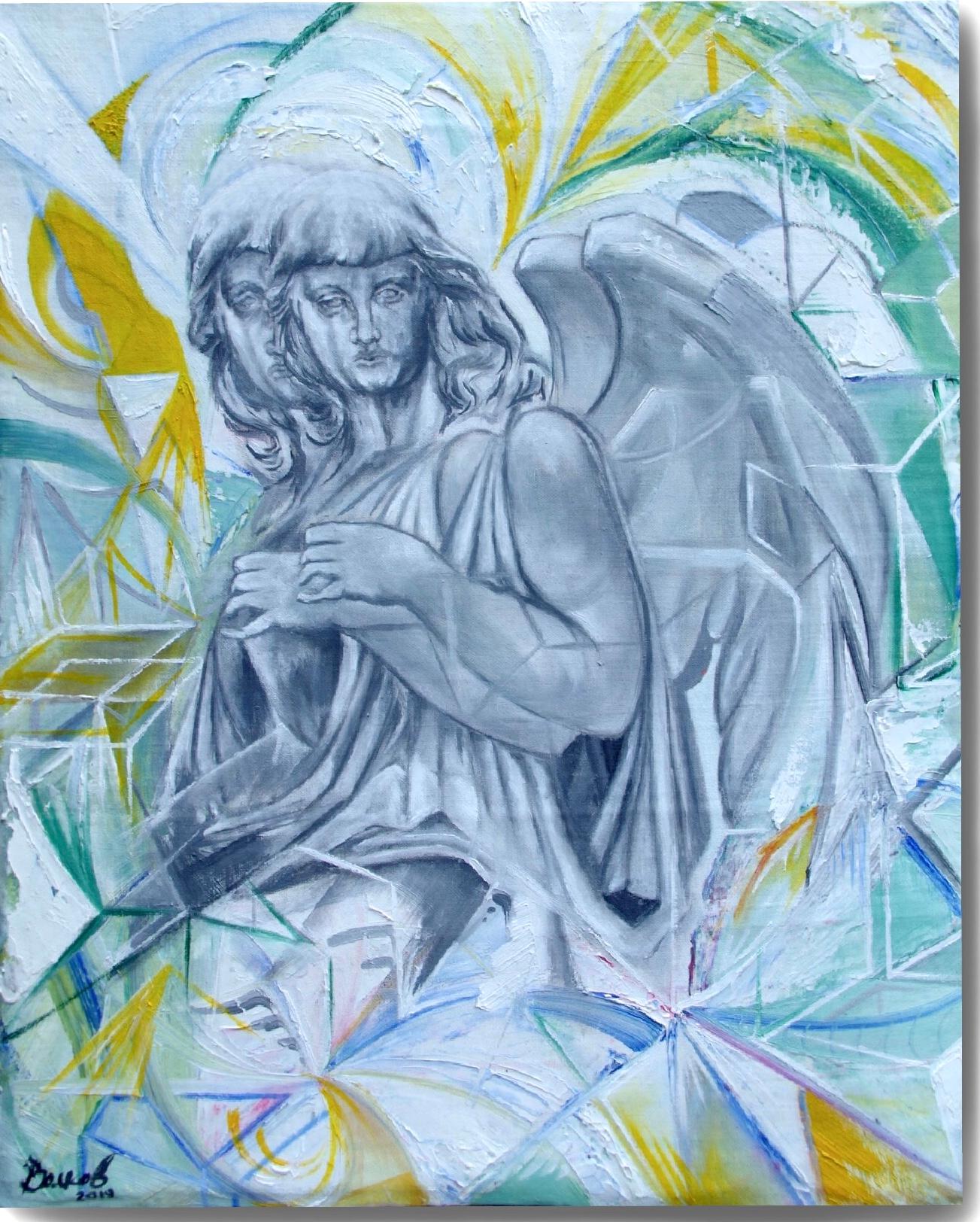 Figurative Painting di Igor Volkov-Tkachinskiy - "Angelo"