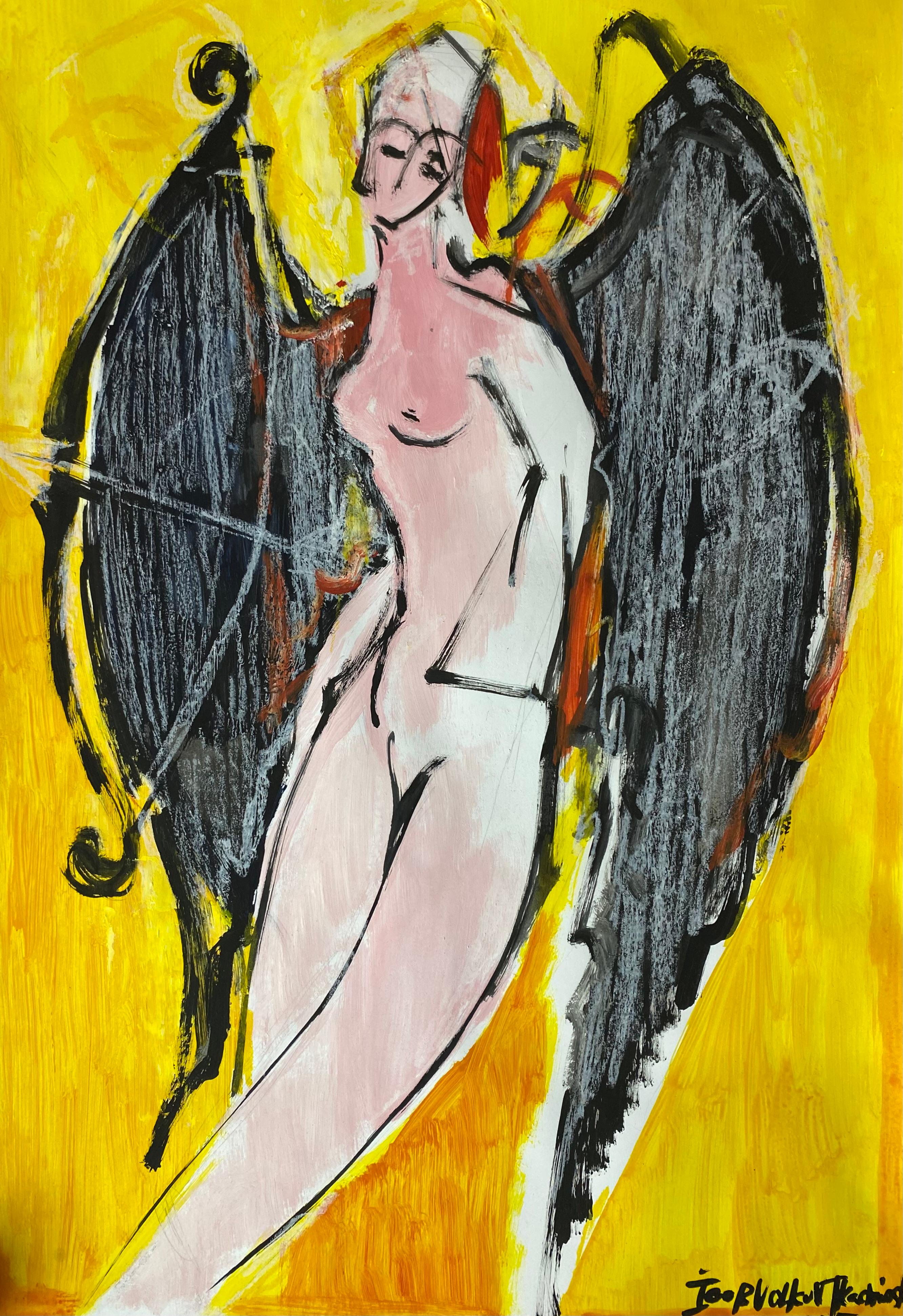 Diptychon „Das Mädchen ist mine“ (Abstrakt), Painting, von Igor Volkov-Tkachinskiy