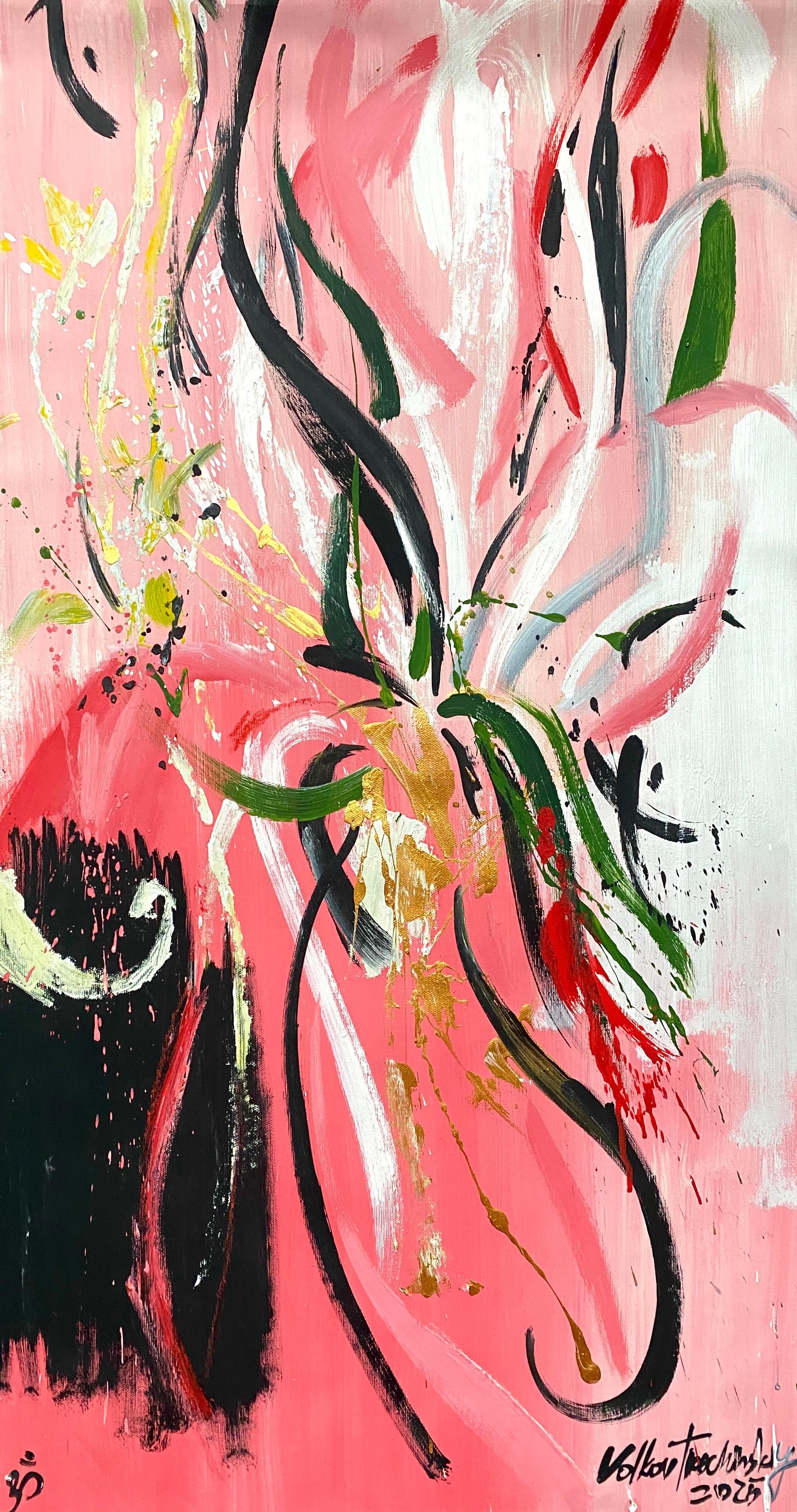 "Flower calligraphy"