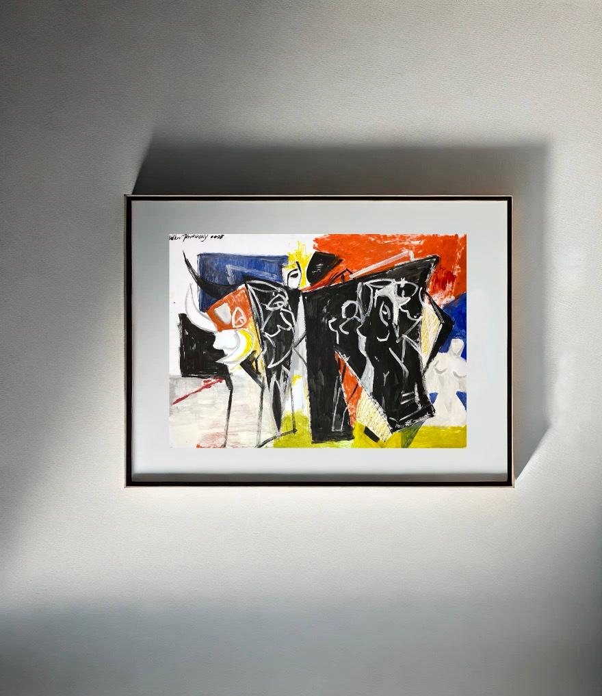 „Hohe und untere Welten“ – Painting von Igor Volkov-Tkachinskiy