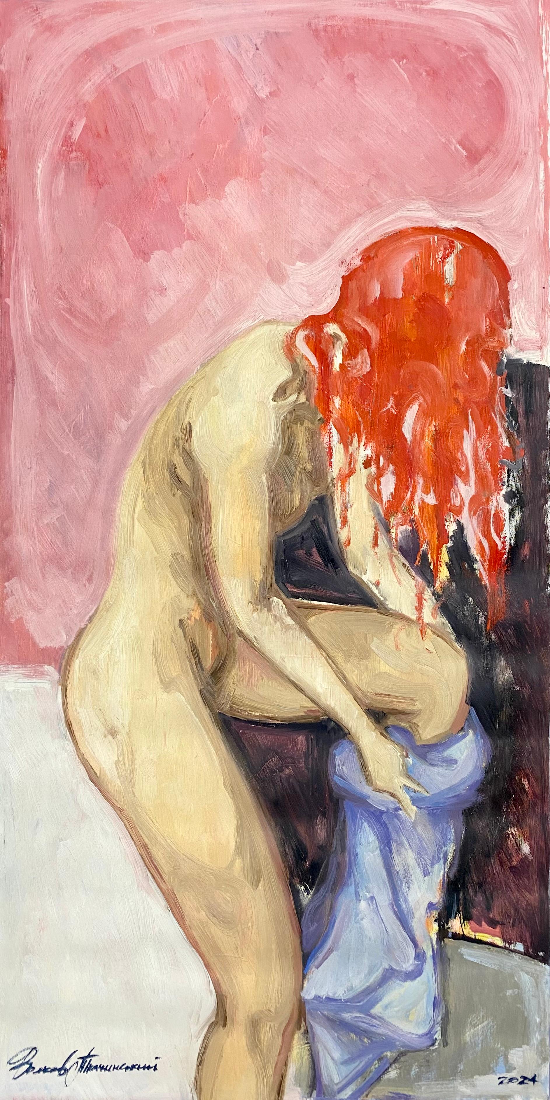Nude Painting di Igor Volkov-Tkachinskiy - "In un bagno"
