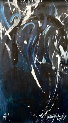 "In a deep blue"