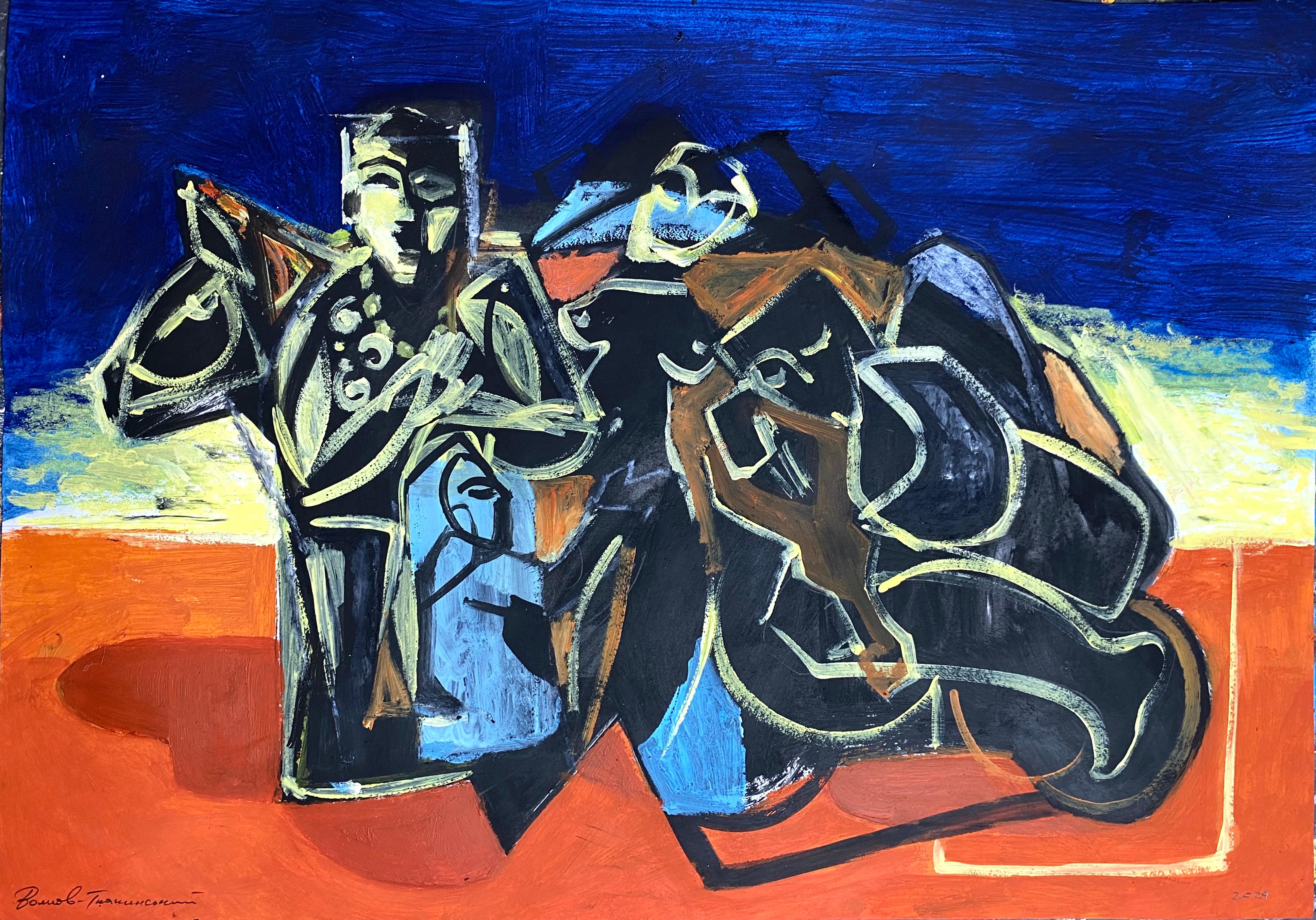 Abstract Painting di Igor Volkov-Tkachinskiy - "Karma"