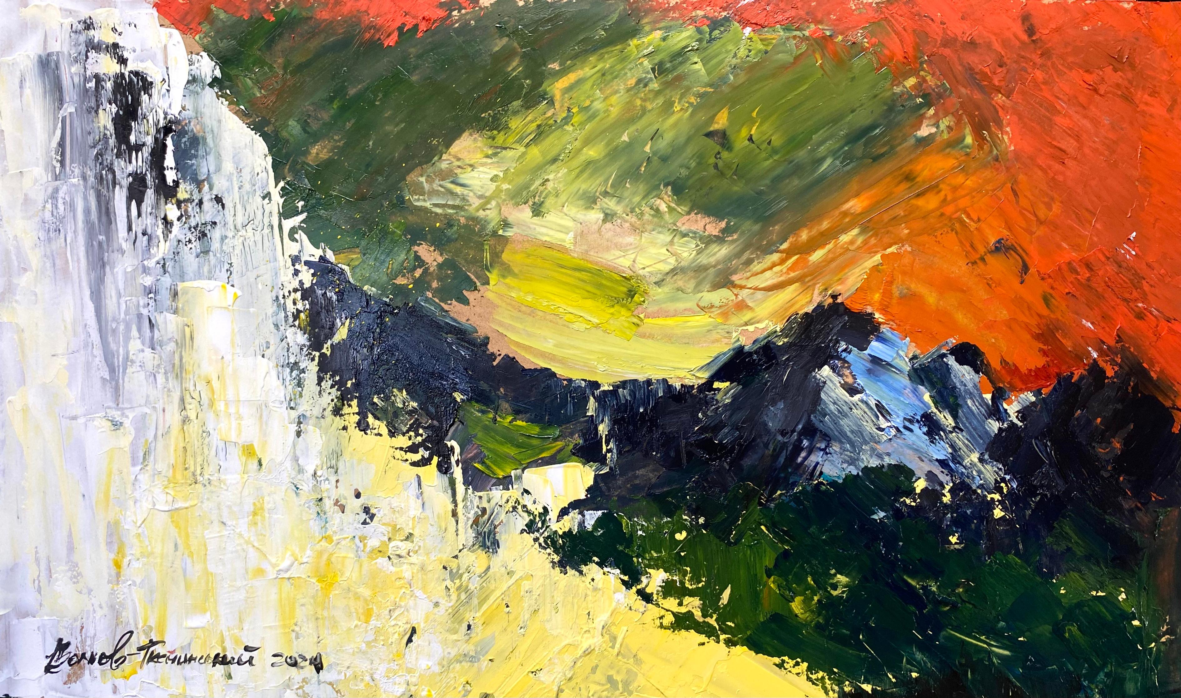 Igor Volkov-Tkachinskiy Abstract Painting - "Morning dreams"