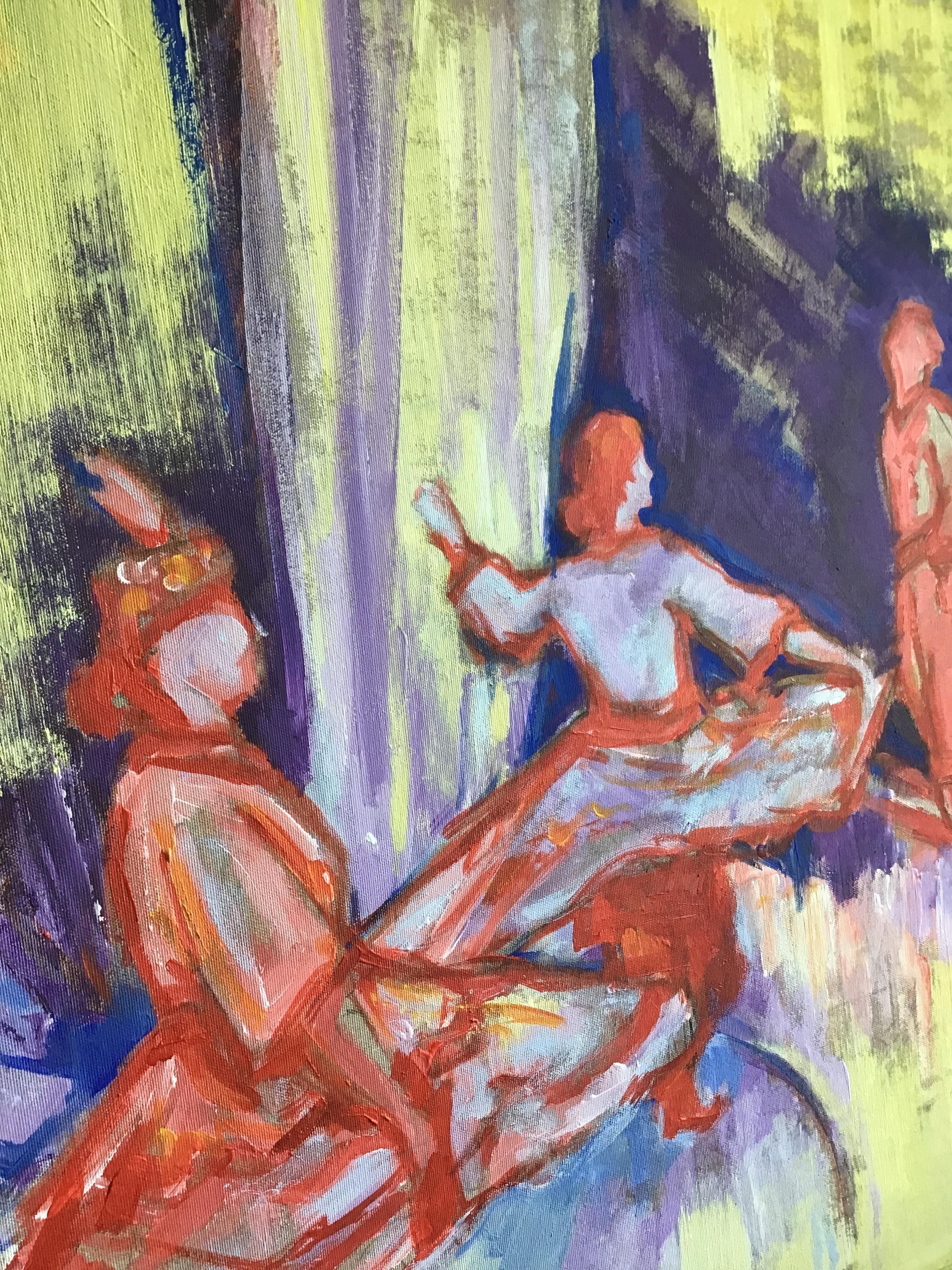 Il dipinto è stato realizzato con fotografie d'archivio della mia famiglia e ritrae la madre dell'autore mentre balla una danza tradizionale ucraina, quando era più giovane.

Il progetto è dedicato al campo della pittura e dell'arte preferito