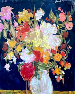"Mystery flowers in the vase"