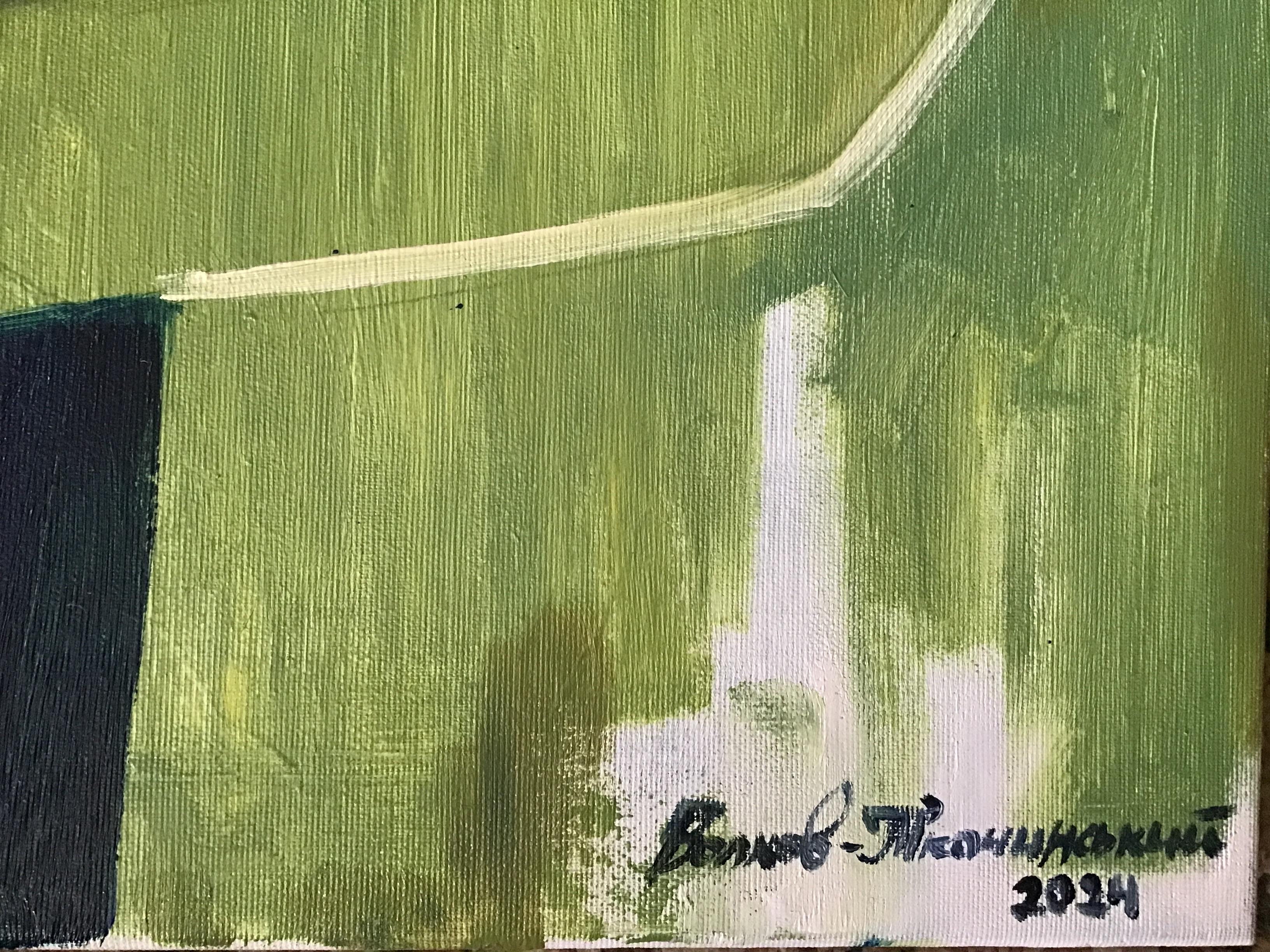 Anna desnuda - Painting Geométrico abstracto de Igor Volkov-Tkachinskiy