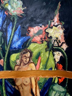 "Nude Anna in The Flowers Kintsugi restored"