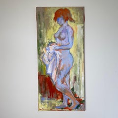Anna nuda con un asciugamano