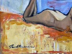 "Nude lover . Light on her body"
