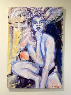 "Desnudo con máscara"