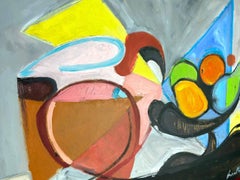 "On the table"