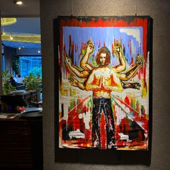 "Shiva inspired auto portrait"