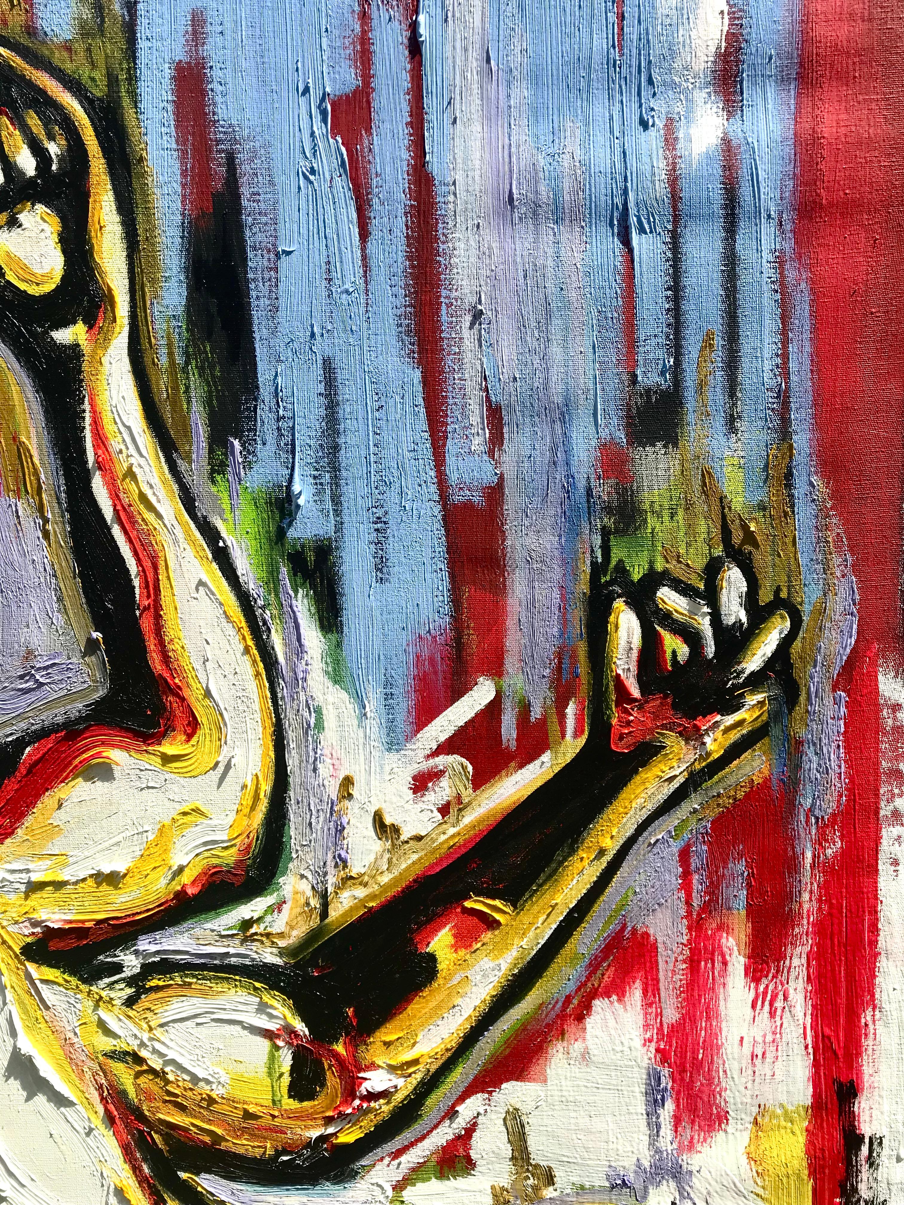In quest'opera, Igor Volkov-Tkachinskiy reimmagina la figura di Shiva - il dio indù della distruzione e della creazione - attraverso la lente delle sue esperienze e della sua fascinazione per la cultura orientale e le arti marziali. L'autoritratto è
