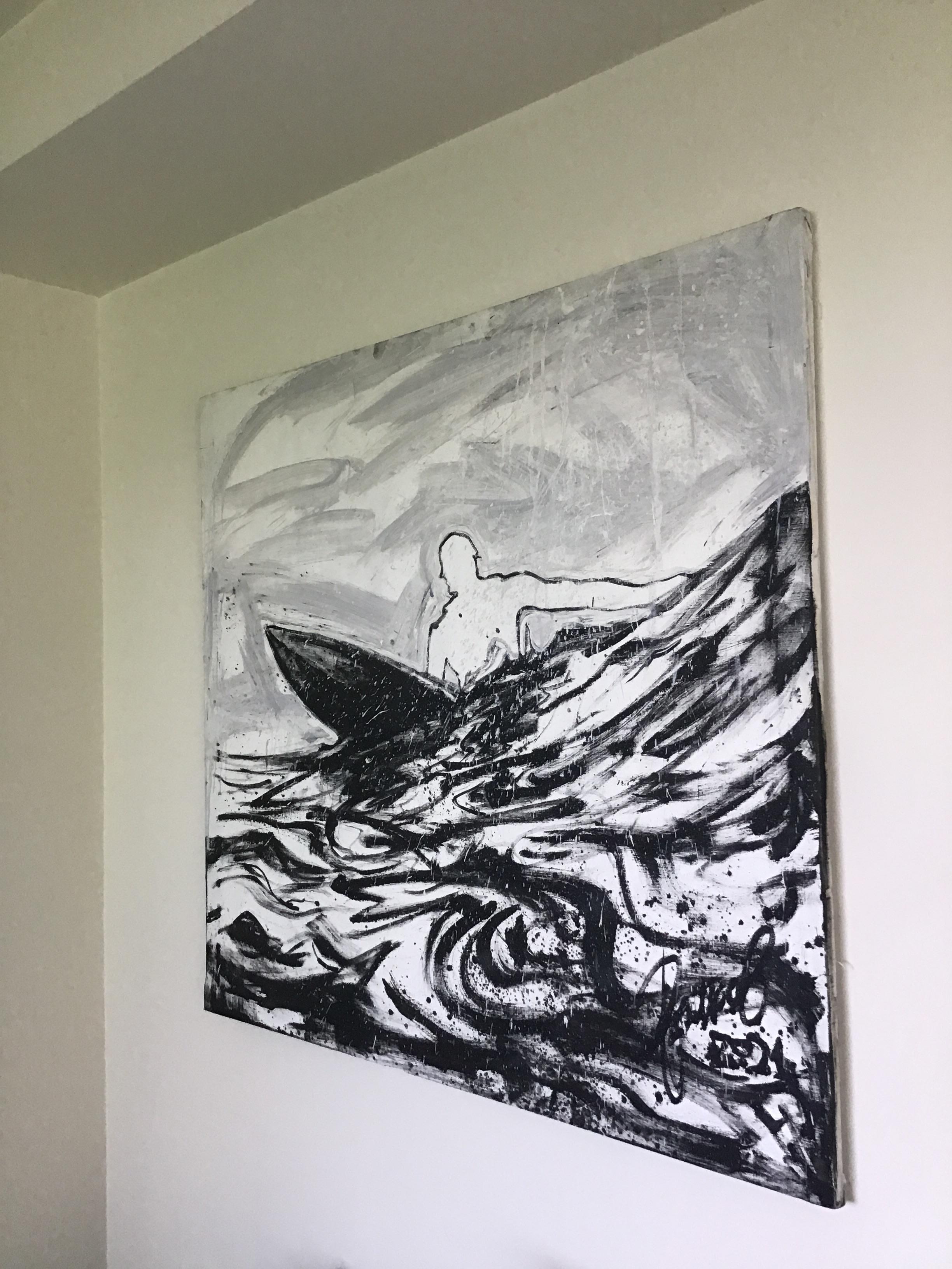 Surf - Painting Astratto di Igor Volkov-Tkachinskiy