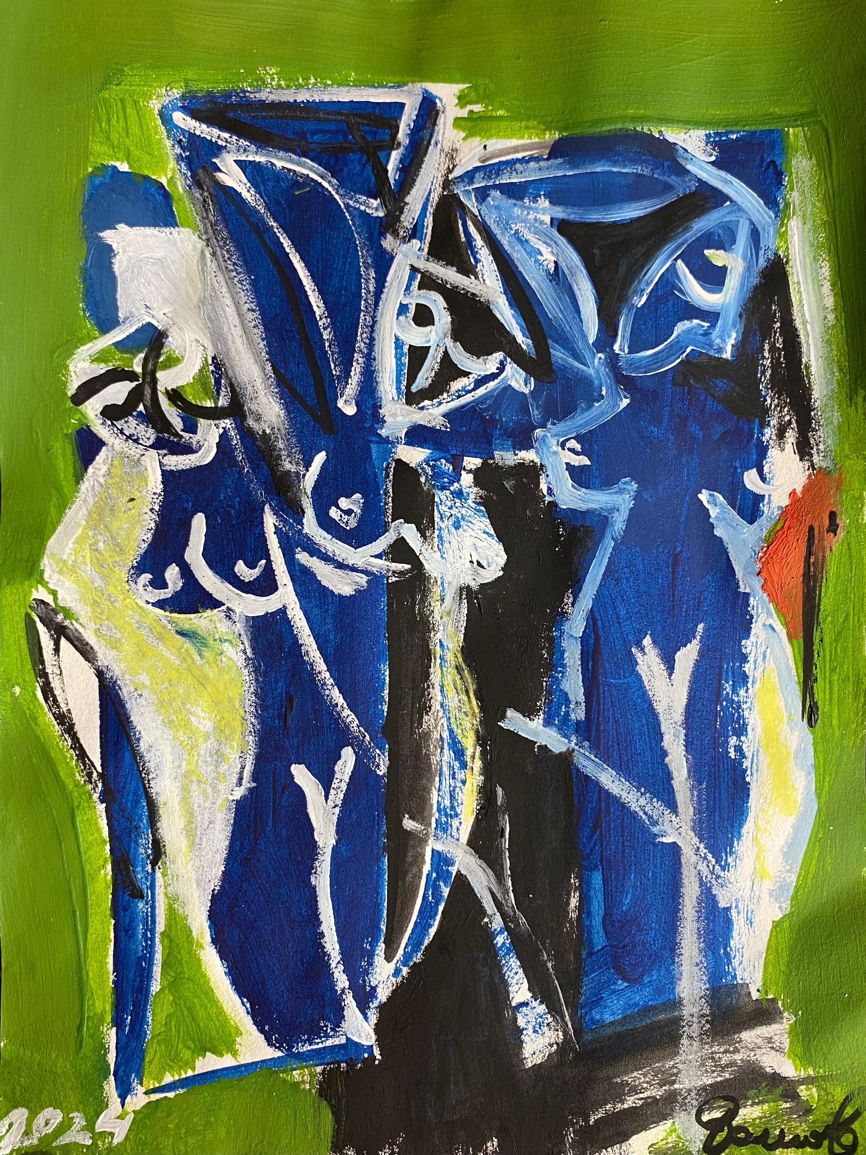 Igor Volkov-Tkachinskiy Figurative Painting - "Trinity"