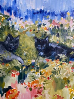 "Two black cats"