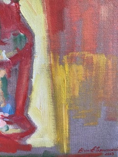 Vibrant flowers in the Japanese vase