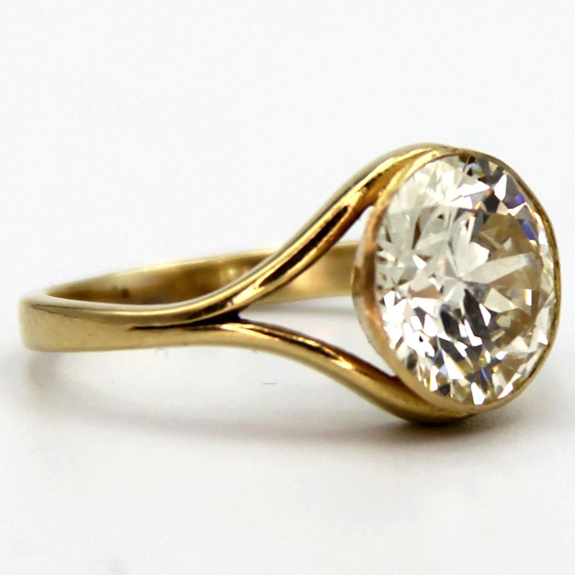 IGSL Certified 3.64 Carat Diamond Bridal Ring In Excellent Condition For Sale In Istanbul, TR