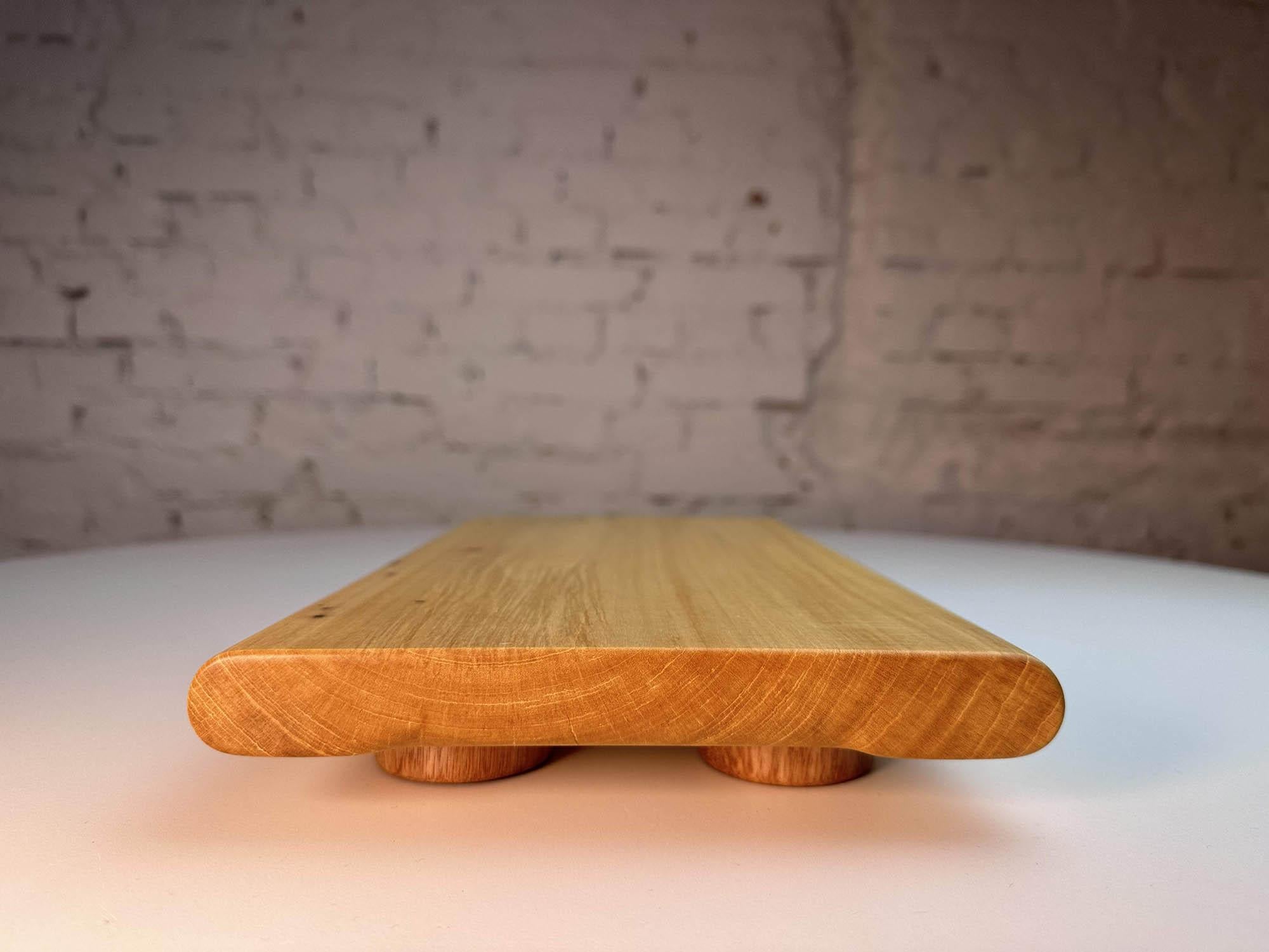 Brazilian Iguape Tray Table in Solid Wood For Sale