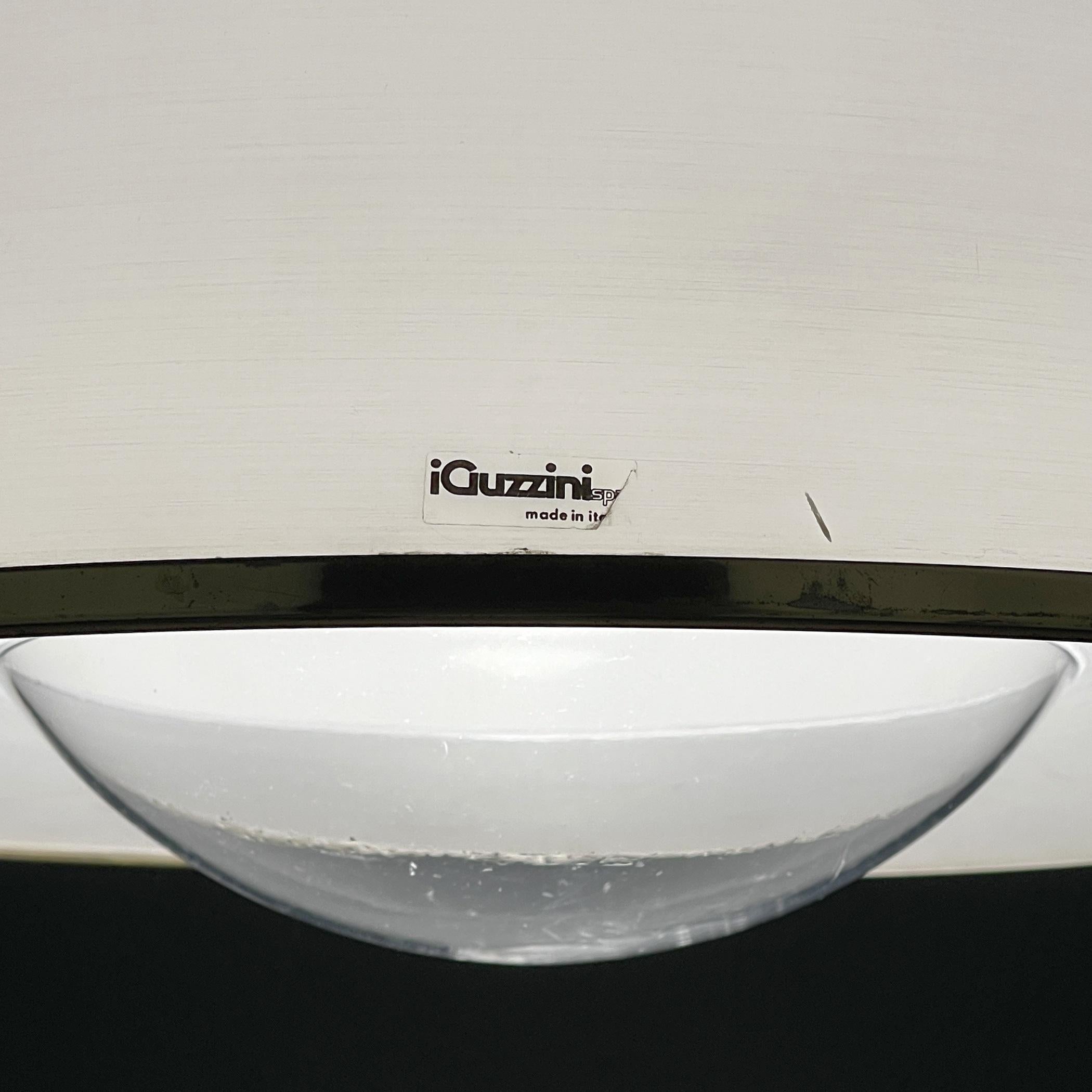 Plastique Lampe à suspension blanche italienne « Kuala » de Franco Bresciani pour Iguzzini, Italie, 1970 en vente