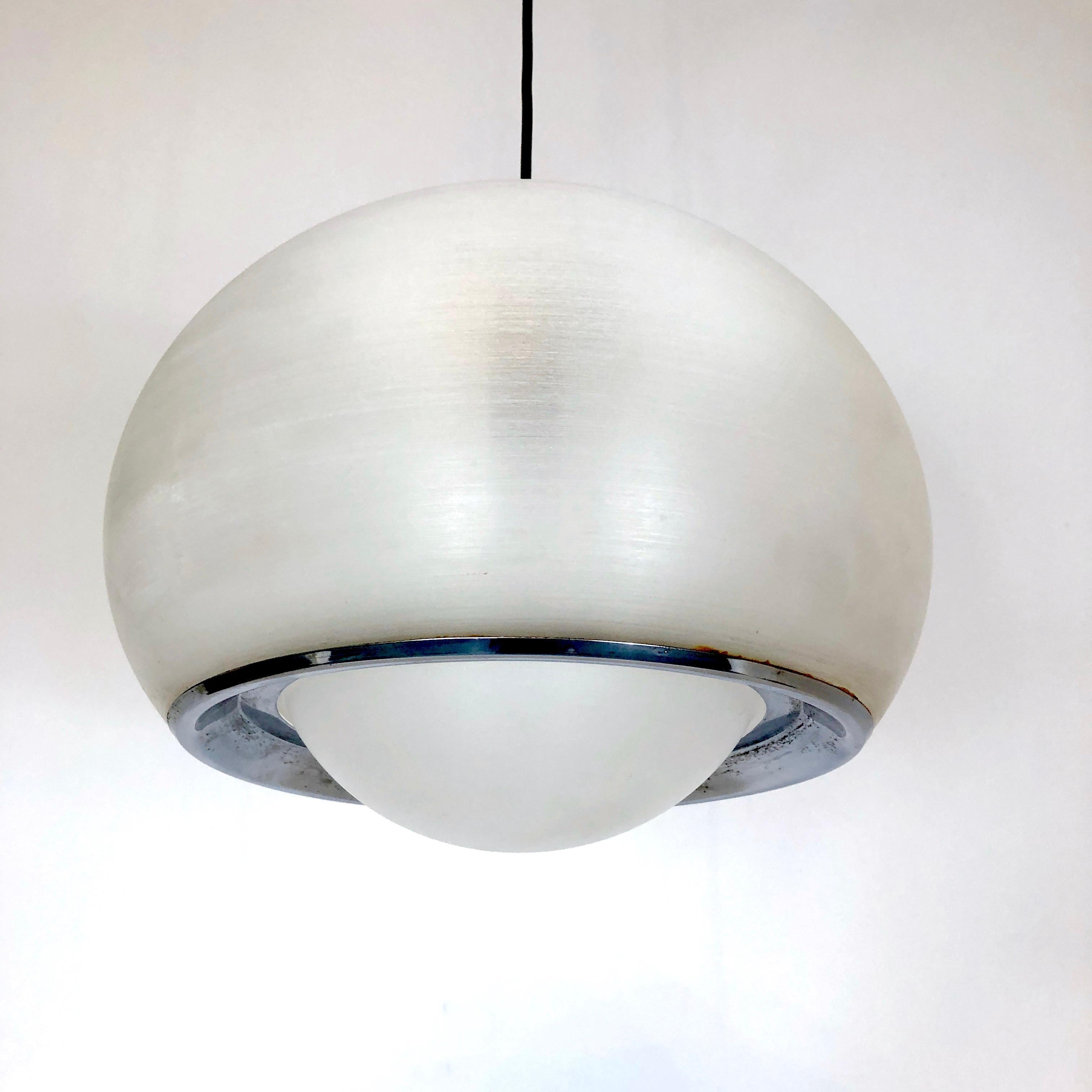 Italian Iguzzini, Mid-Century Pendant Lamp from 70s For Sale