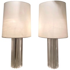 iGuzzini Plexiglass Table Lamps, 1970s