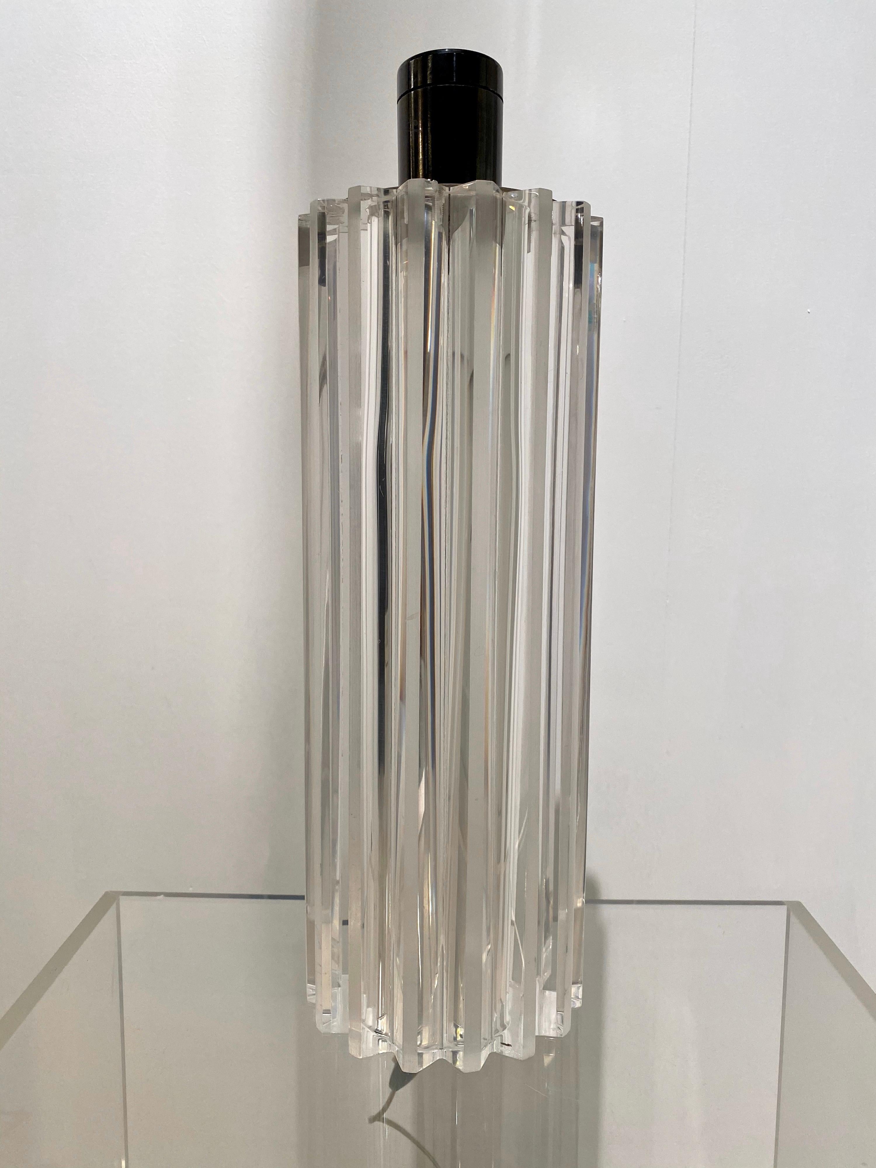 iGuzzini Plexiglass Table Lamps, 1970s 1