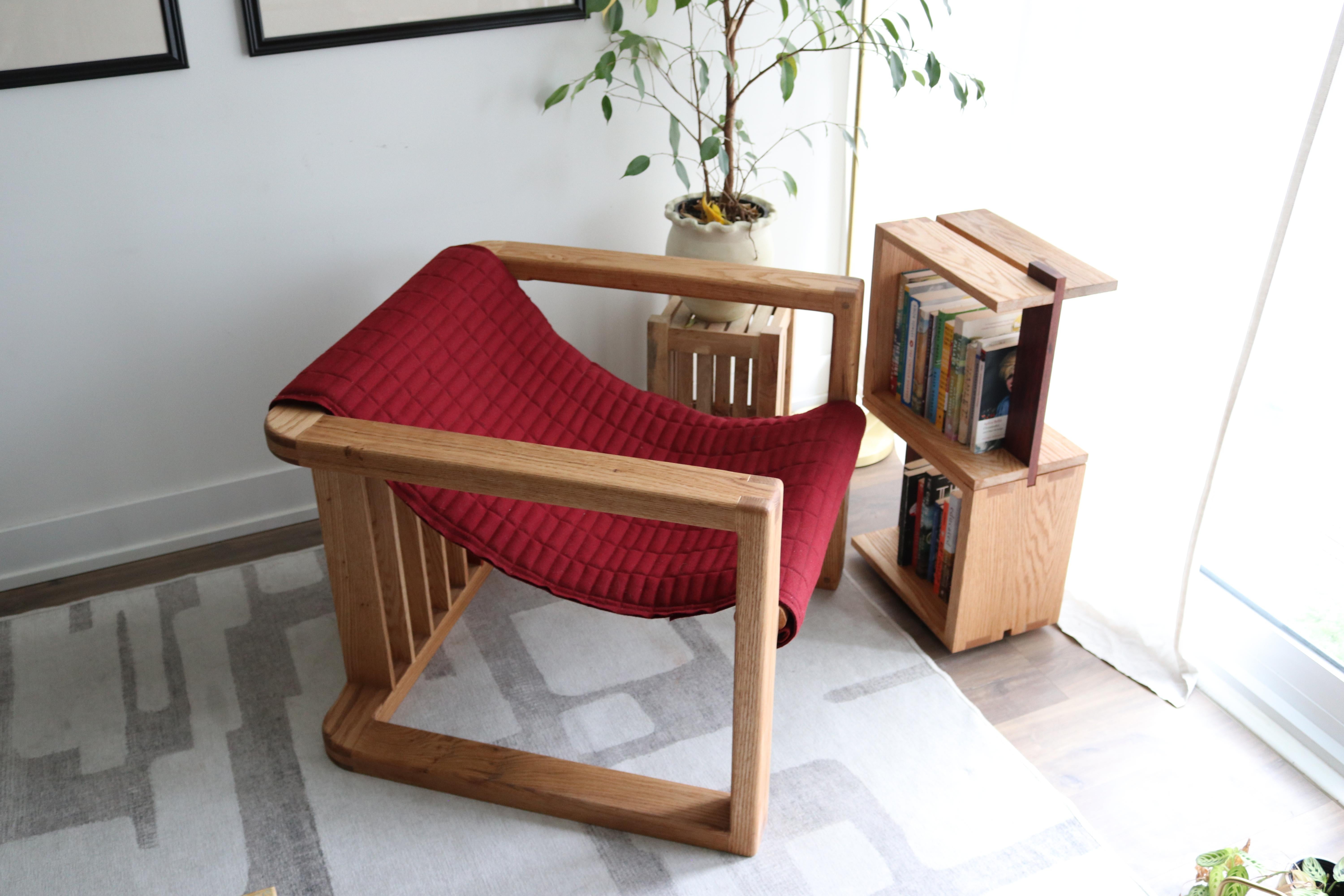Sillón iH-v3 de roble y lana en venta 3