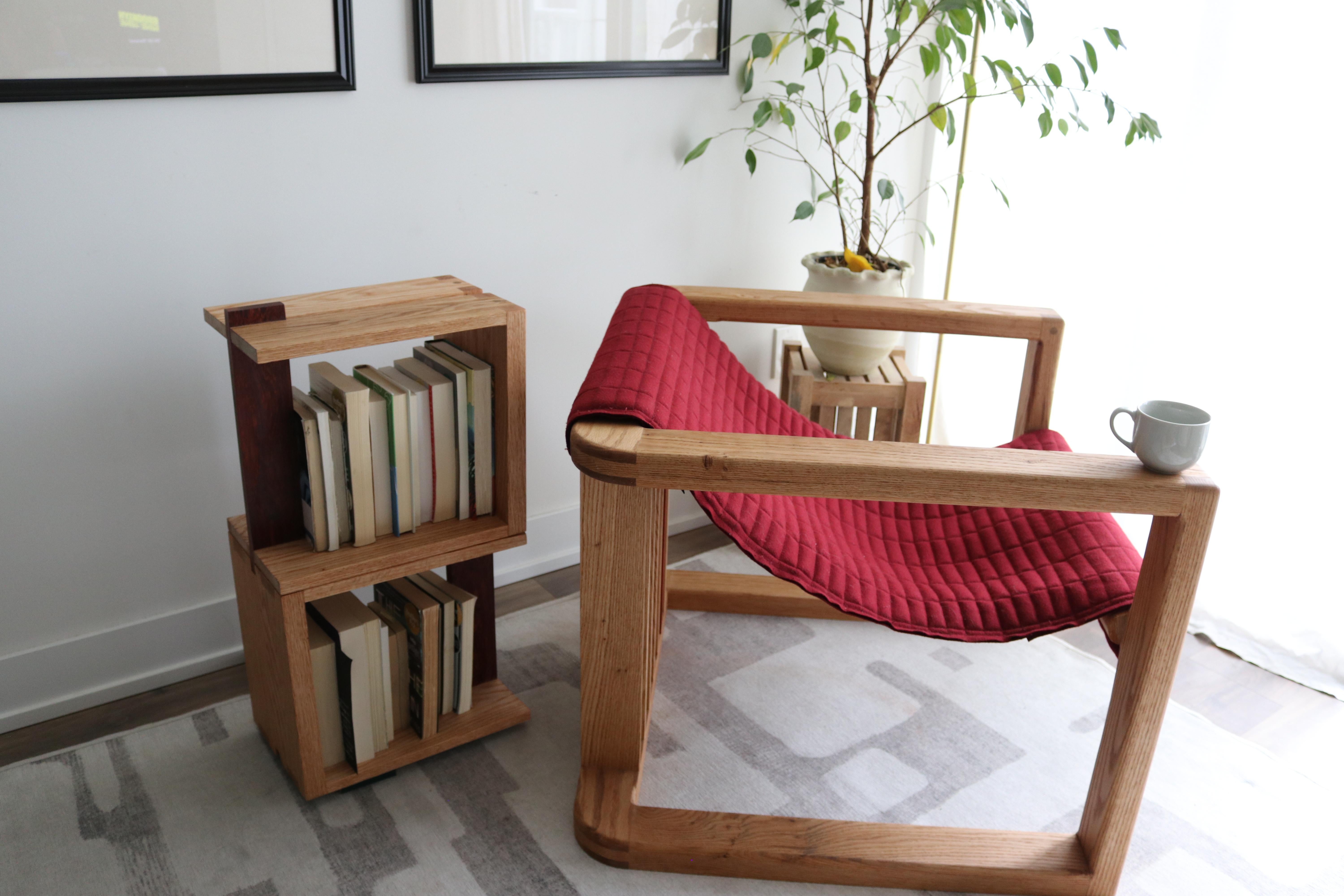 Sillón iH-v3 de roble y lana en venta 5
