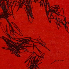 Belorussian Contemporary Art by Ihar Barkhatkou - Red Portrait