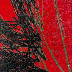 Belorussian Contemporary Art by Ihar Barkhatkou - Red Portrait II