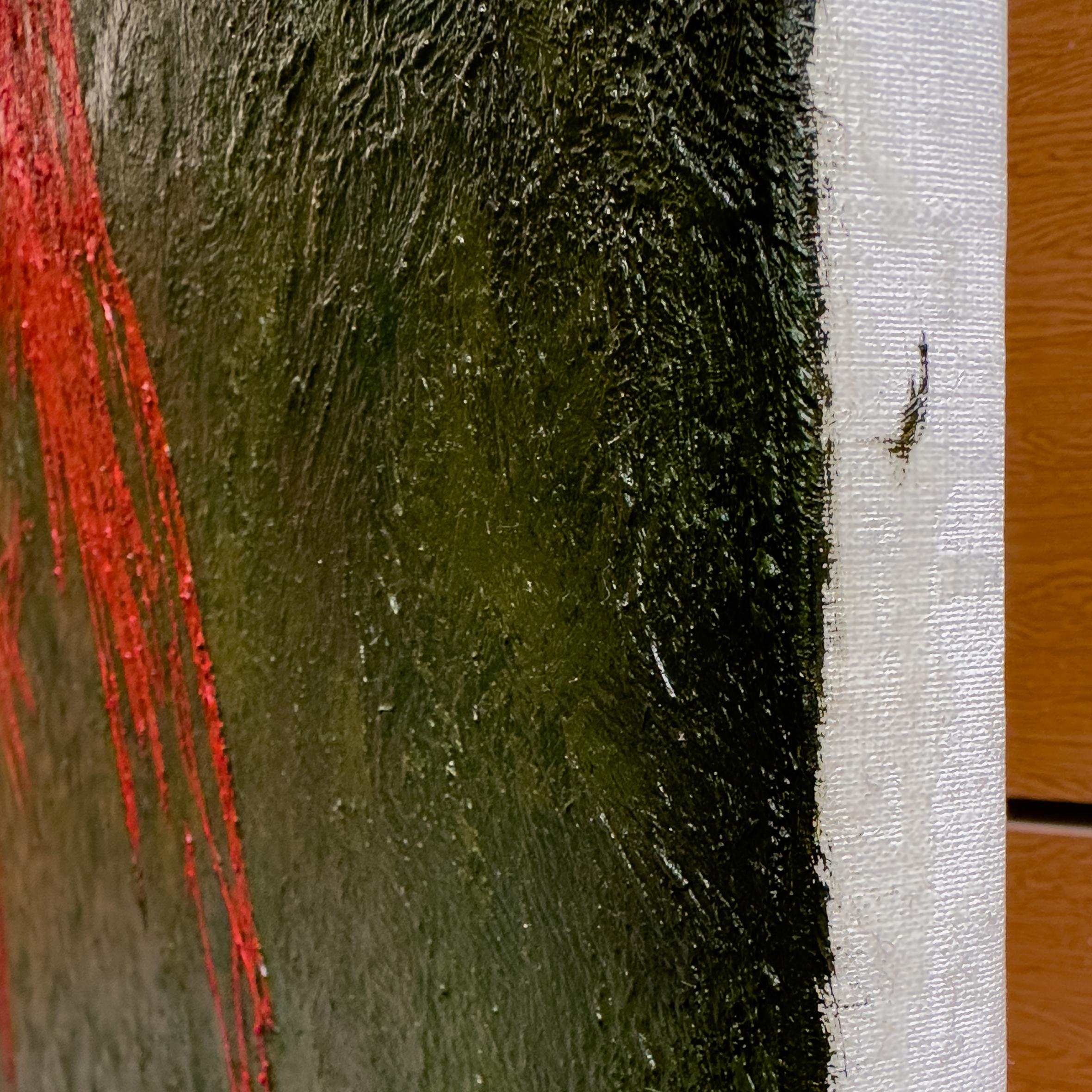 Arte contemporáneo bielorruso de Ihar Barkhatkou - Retrato Rojo III en venta 7