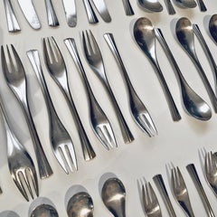 IHQ Jens Harald Quistgaard Dansk Flatware Dinner Ware Service for 10 + Extras
