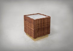 II Pezzo 2 Nightstand in Walnut Wood