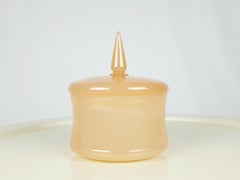 Récipients italiens en verre de Murano rose et vert par Carlo Moretti, 1959, lot de 4