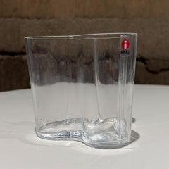Iittala Alvar Aalto+Aalto Vase transparent Savoy Scandinavian Mid-Century Modern