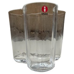 Iittala Alvar Aalto+Aalto Vase transparent Savoy Scandinavian Mid-Century Modern