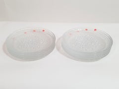 Iittala, Finland Tapio Wirkkala Set of 8 Side Plates Mid Century Unused in Box