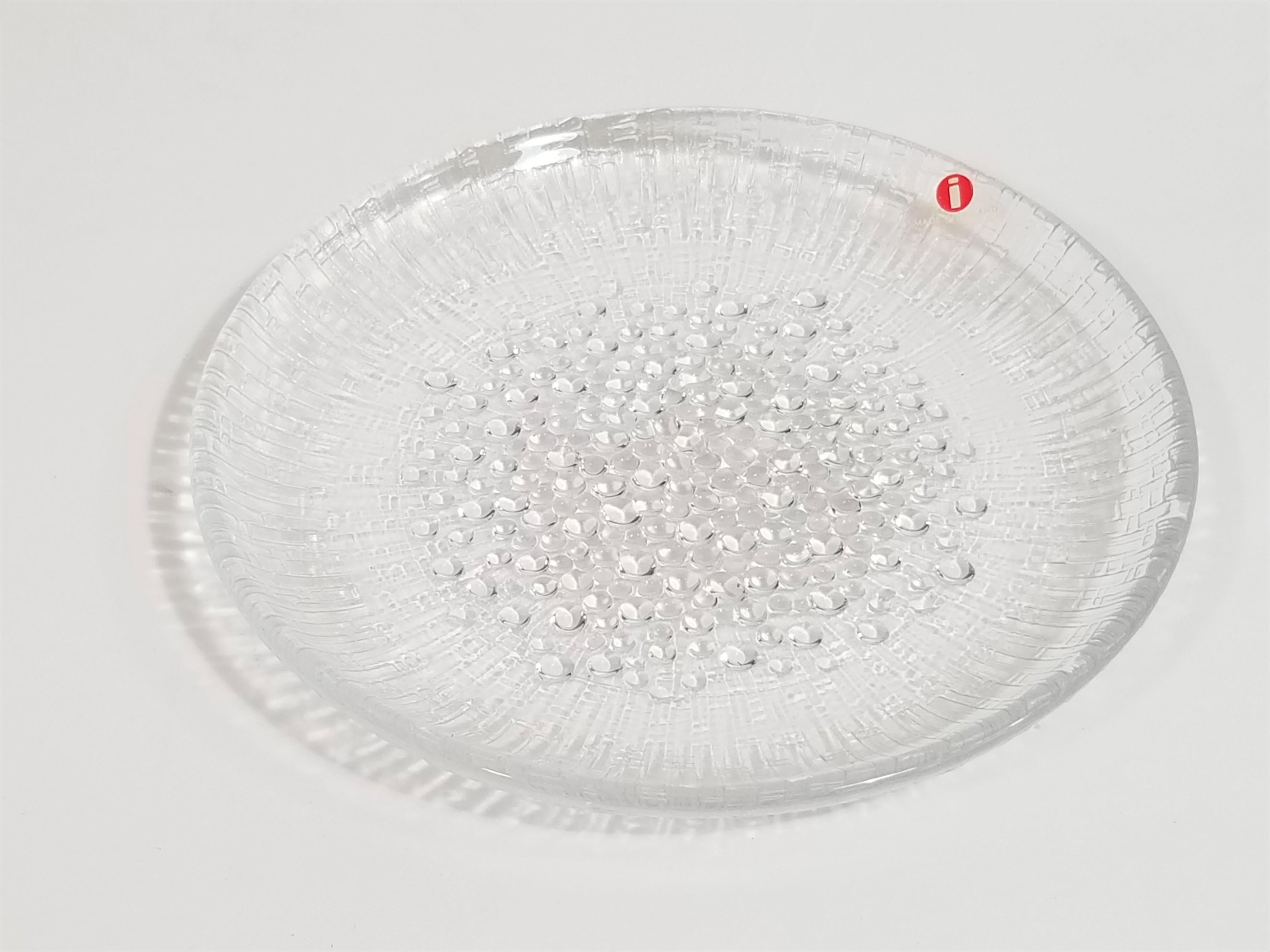 Mid-Century Modern Iittala, Finland Tapio Wirkkala Set of 8 Side Plates Mid Century Unused in Box For Sale