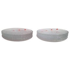 Iittala, Finlande Tapio Wirkkala Set of 8 Side Plates Mid Century Inutilisé dans sa boîte