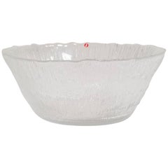 Iittala Finland TapioWirkkala Glass Bowl Mid Century Unused in Box
