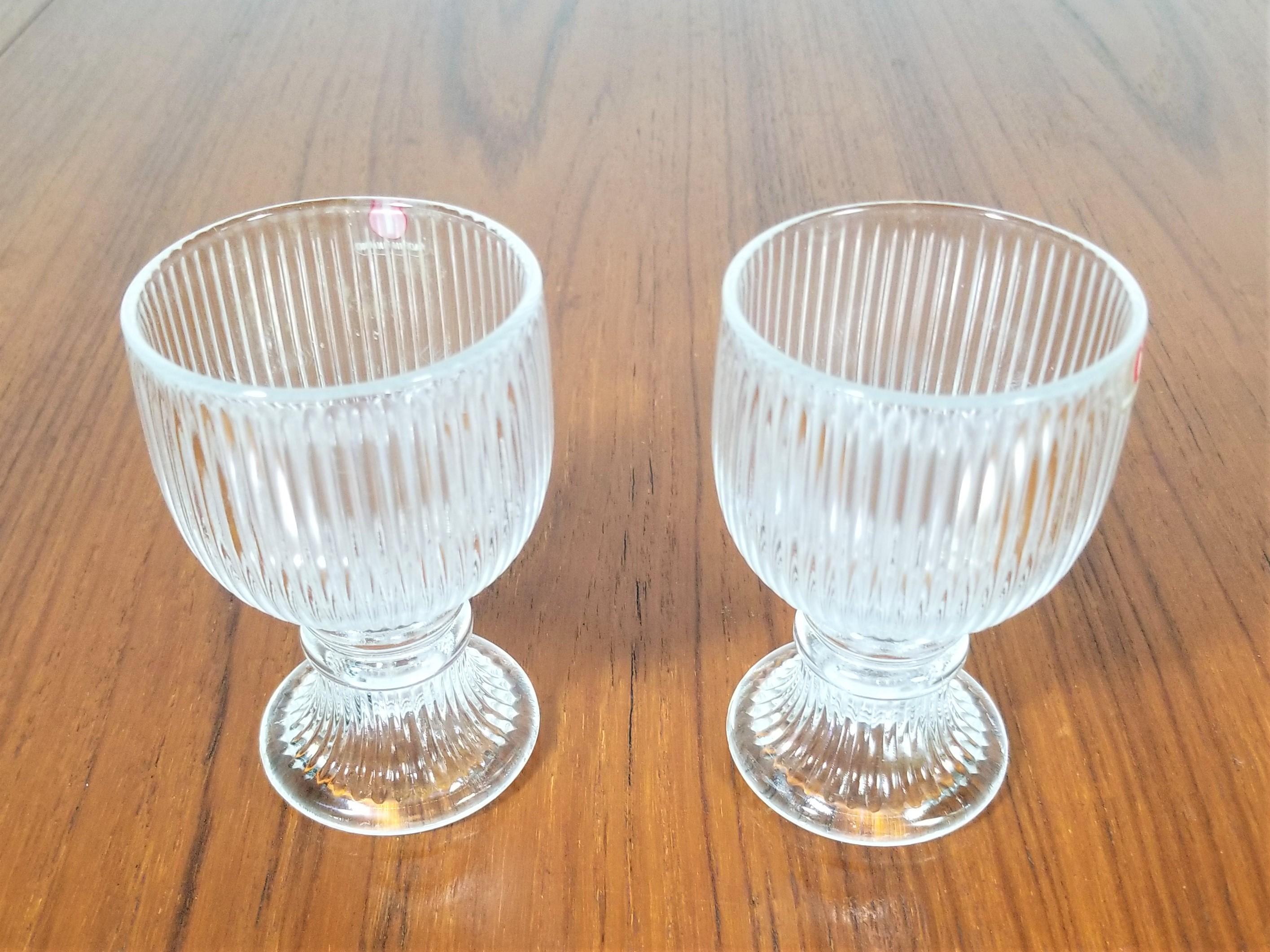 Finnish Iittala Finland Valto Kokko Designed Glassware  For Sale