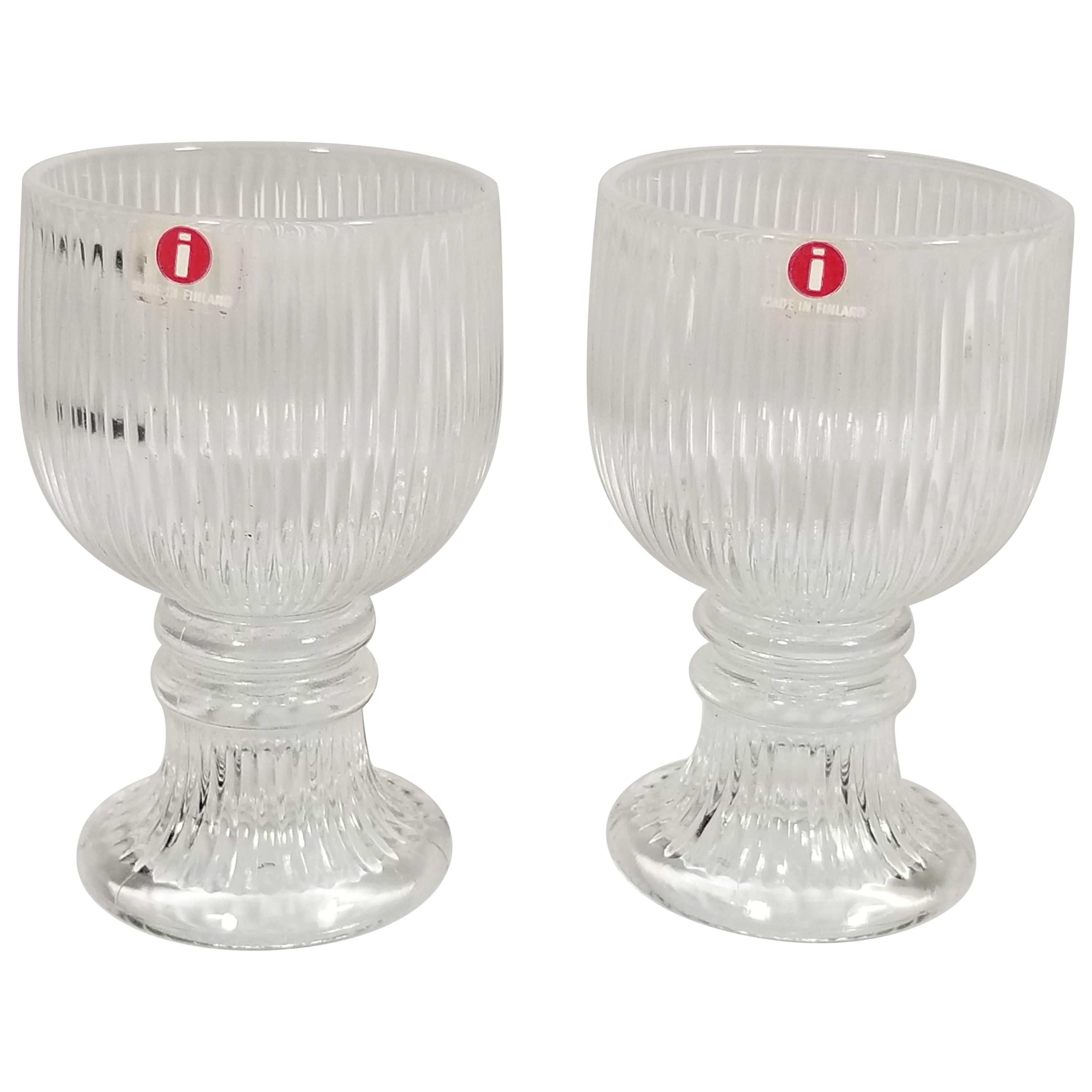 Iittala Finland Valto Kokko Designed Glassware 