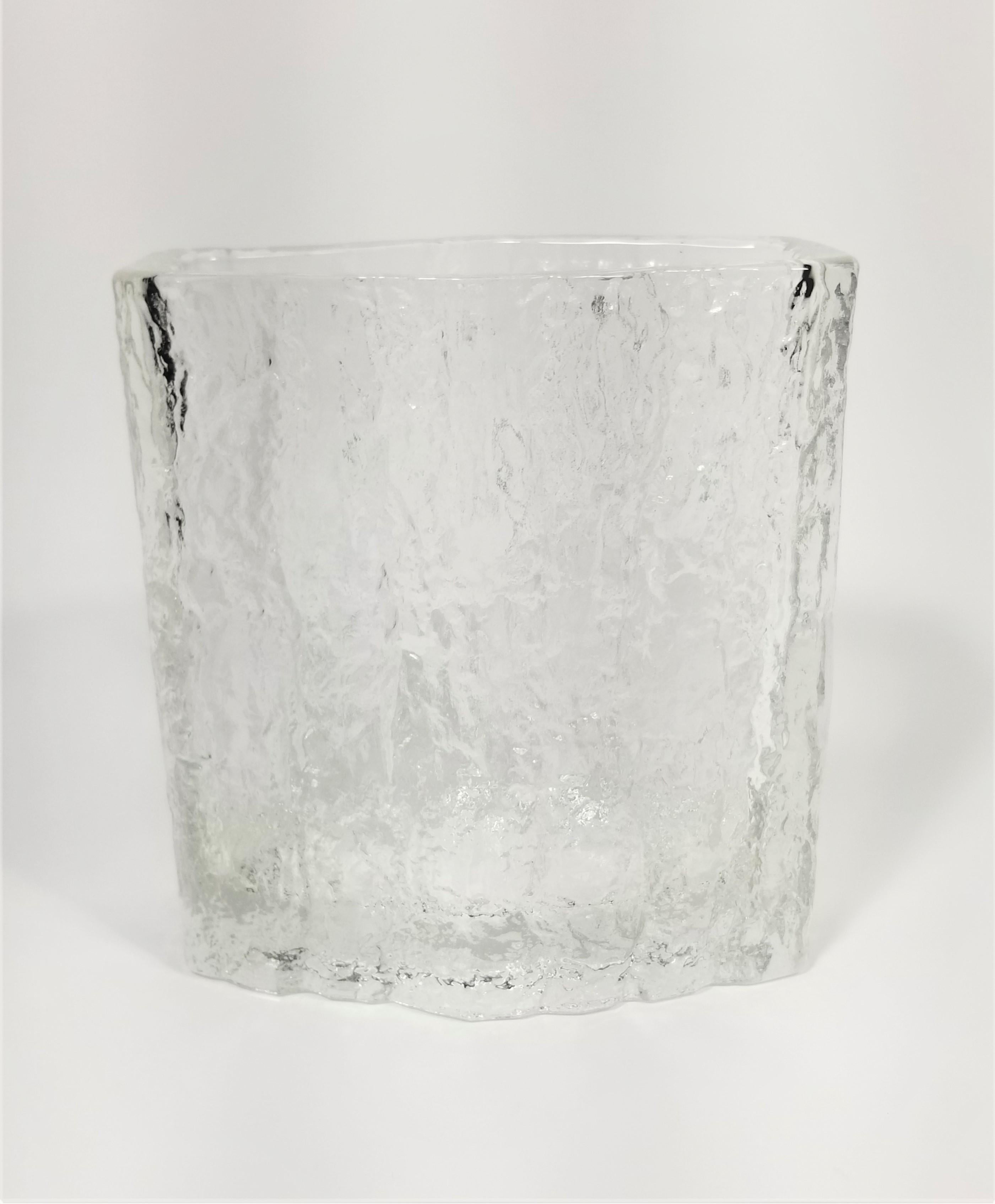 Iittala Finland Vase Mid Century Modern Brutalist Design For Sale 3