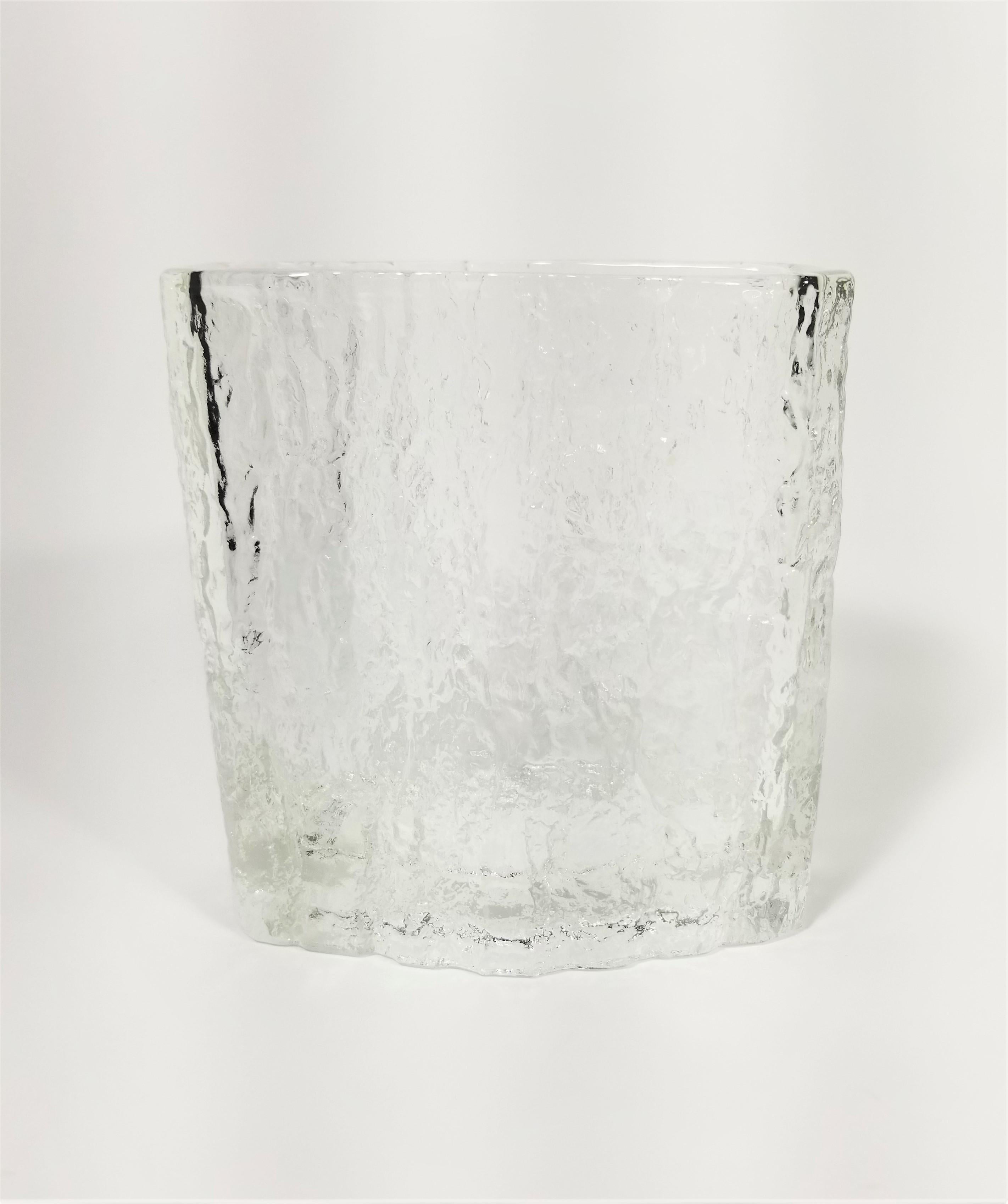 Mid-Century Modern Iittala Finland Vase Mid Century Modern Brutalist Design For Sale